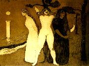 Edvard Munch kvinna oil painting picture wholesale